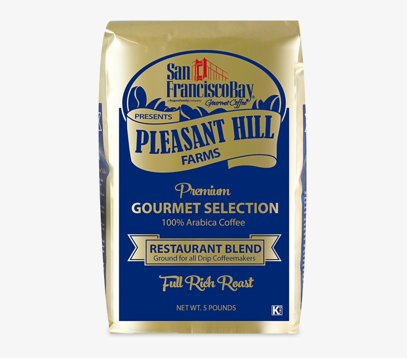 Restaurant Blend Coffee, 5 Lb - Restaurant Blend Coffee, 5 Lb. Bag (ground) - Pleasant, transparent png download