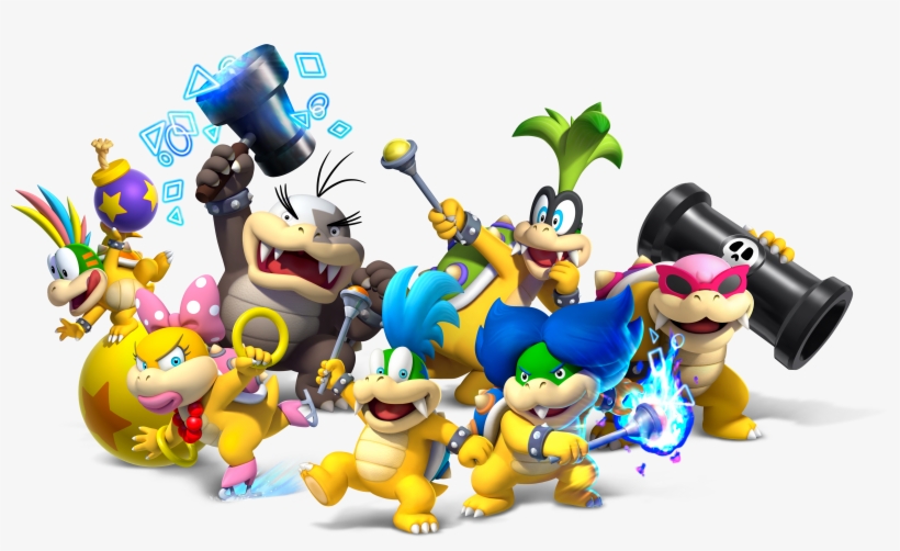 Blogging Live To You And Yours It's Your Boy Twotall4ufool - New Super Mario Bros U Koopalings, transparent png download