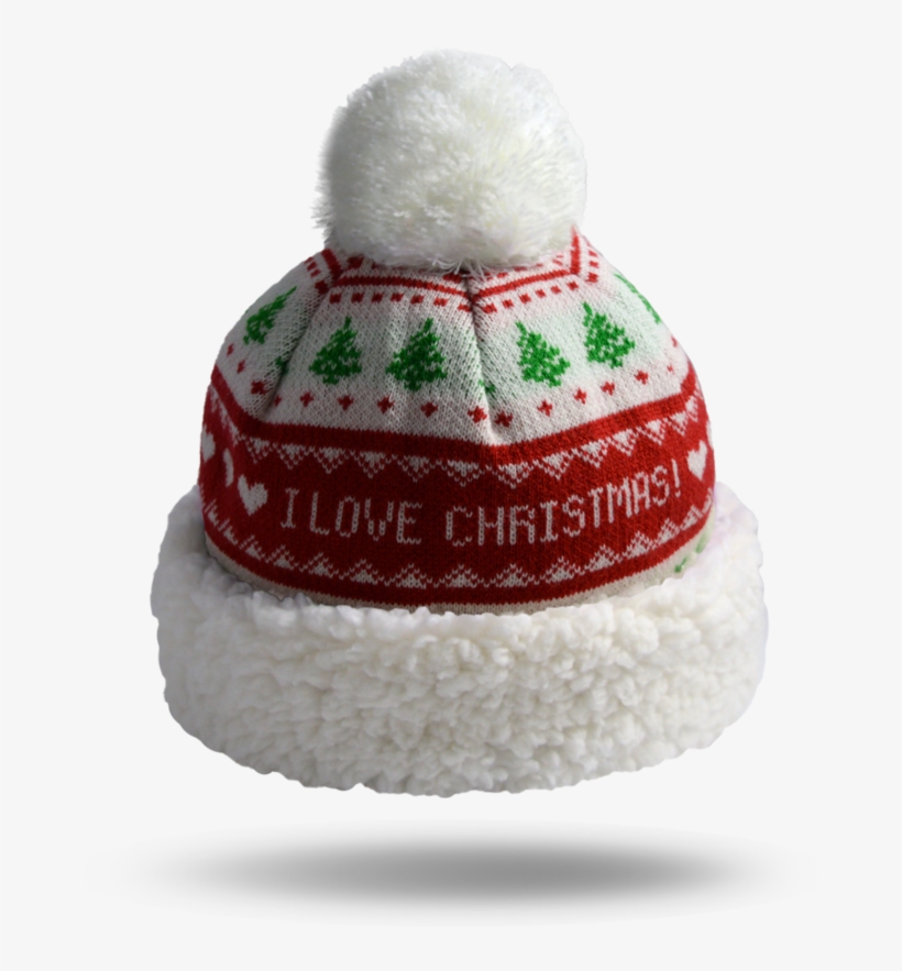 I ♡ Christmas - Grey Hat, transparent png download