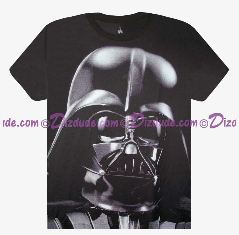 Disney Star Tours Darth Vader Helmet T-shirt © Dizdude - Mickey Mouse Jedi T Shirts, transparent png download