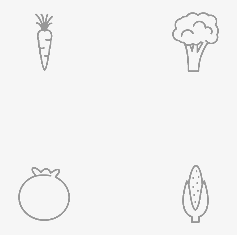 Icono Icono De Vectores Vegetal Vegetal Lineal - Sketch, transparent png download