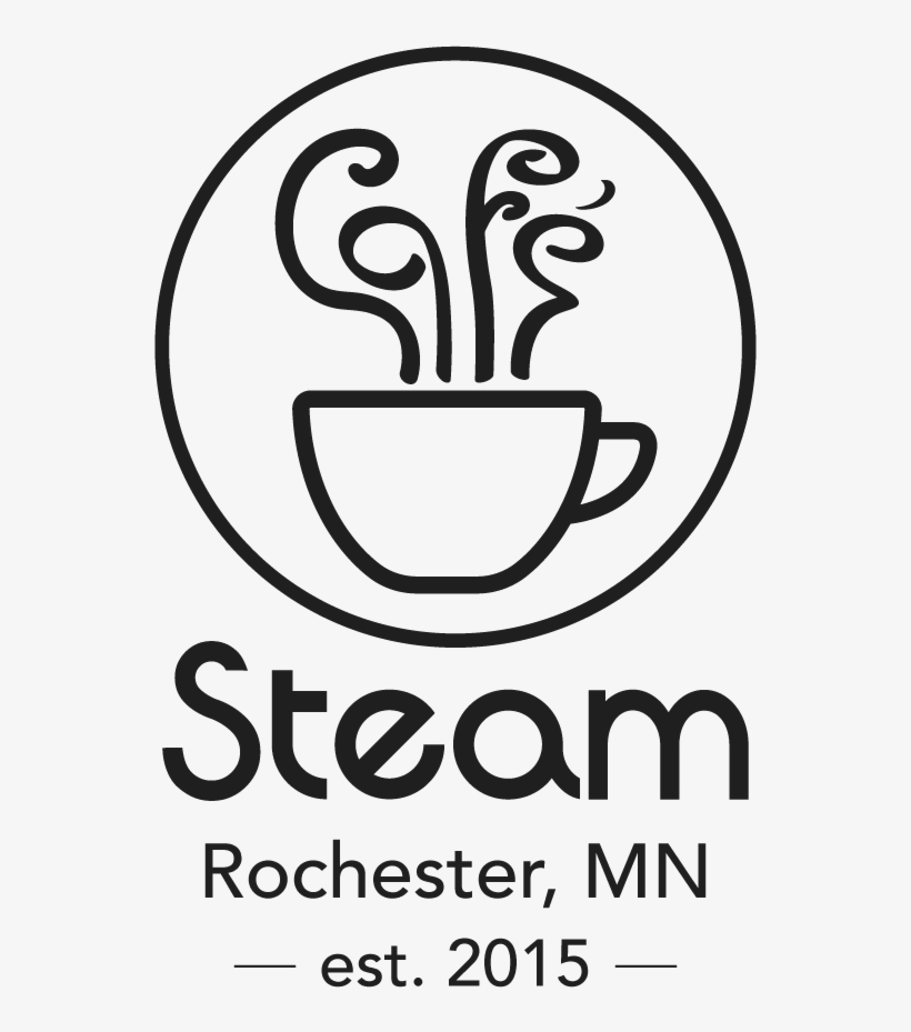 24 Nov Steam Logo Black - Steam Rochester, transparent png download