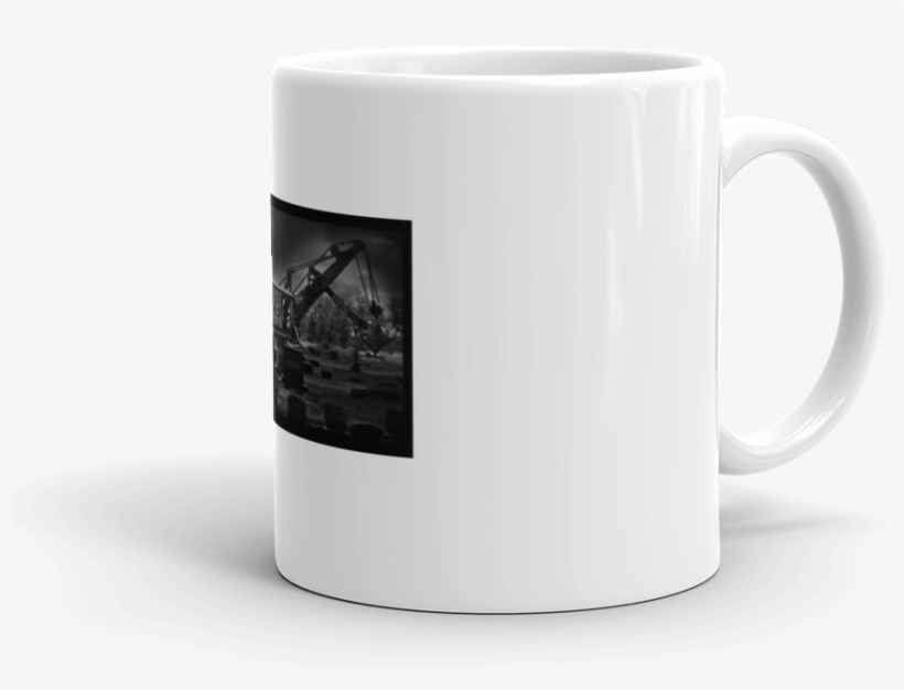 L-cc Steam Shovel In Cemetery Mug - Steam Shovel, transparent png download