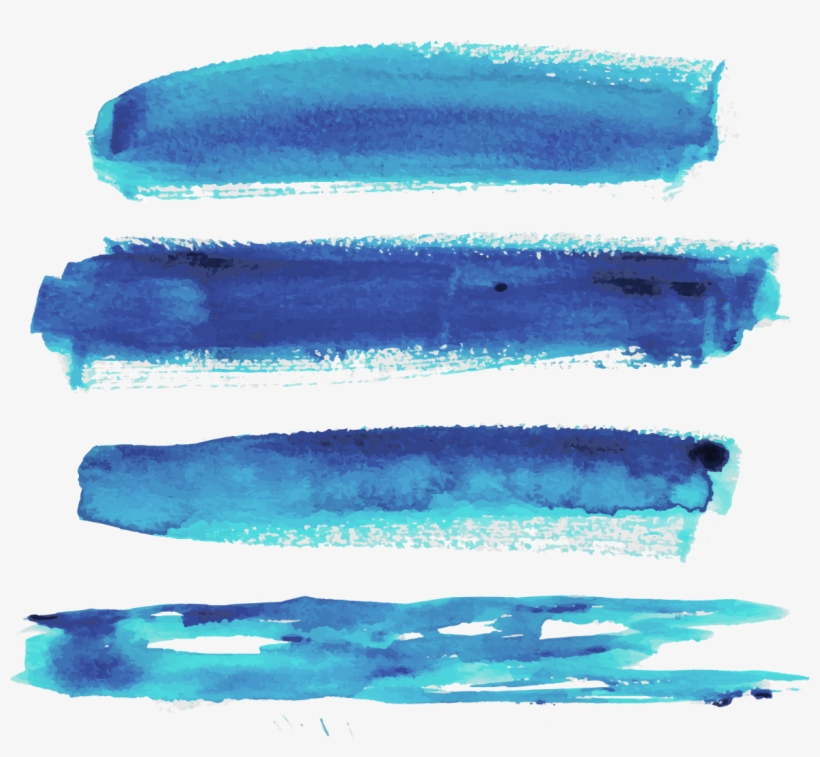 Blue Stroke Ink Stain Paint Freetoedit, transparent png download