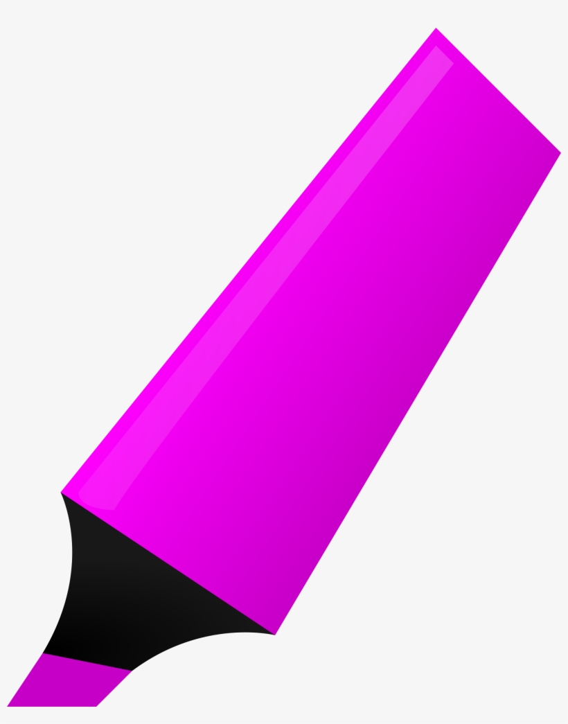 This Free Icons Png Design Of Purple Highlighter, transparent png download