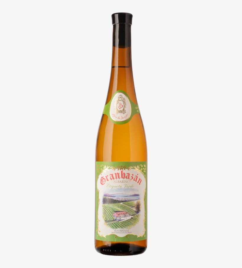 Granbazan Etiqueta Verde - Granbazan Etiqueta Verde Albarino 2016 White Wine, transparent png download