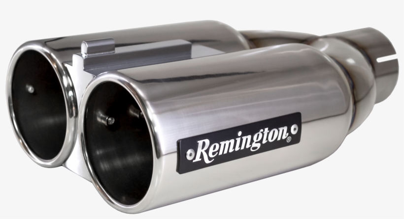 Remington Stainless Double Barrel Exhaust Tip - Remington Exhaust Tip, transparent png download