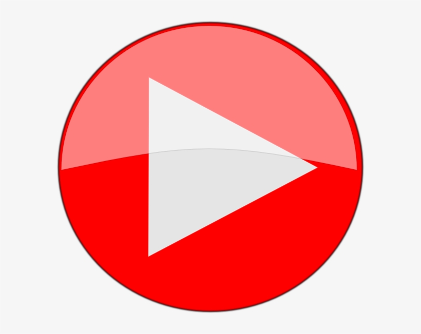 Red Play Symbol Svg Clip Arts 600 X 571 Px, transparent png download