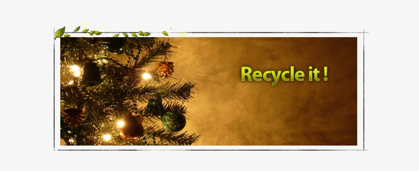 Recycle Christmas Tree - Preghiere Di Natale, transparent png download