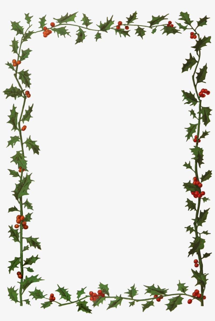 This Free Icons Png Design Of Holly Frame 2, transparent png download