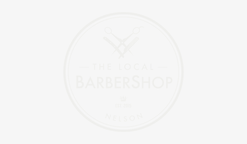 The Local Barbershop Nelson - Barber Shop Logo Black, transparent png download