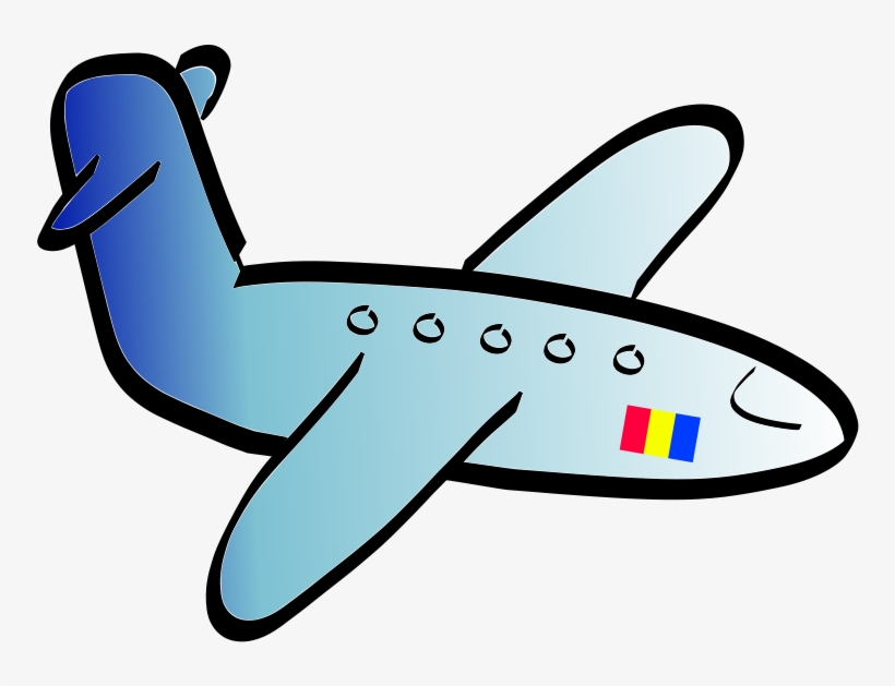 Galaxy Clipart Image Clipart Aeroplane Illustration - Aeroplane Clipart Black And White, transparent png download