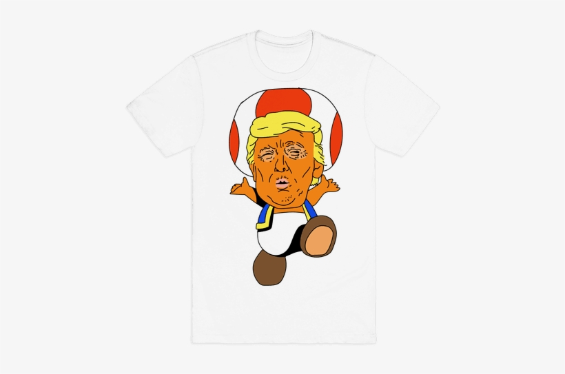 Donald Trump Toad Mushroom Mens T-shirt - Office T Shirts, transparent png download