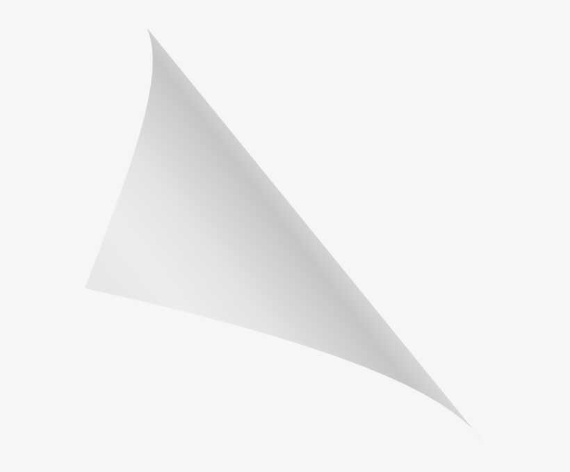 Page Curl Black Png, transparent png download