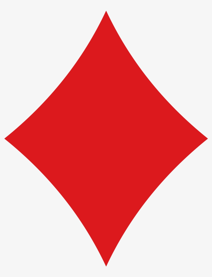 File - Suitdiamonds - Svg - Red Flag, transparent png download