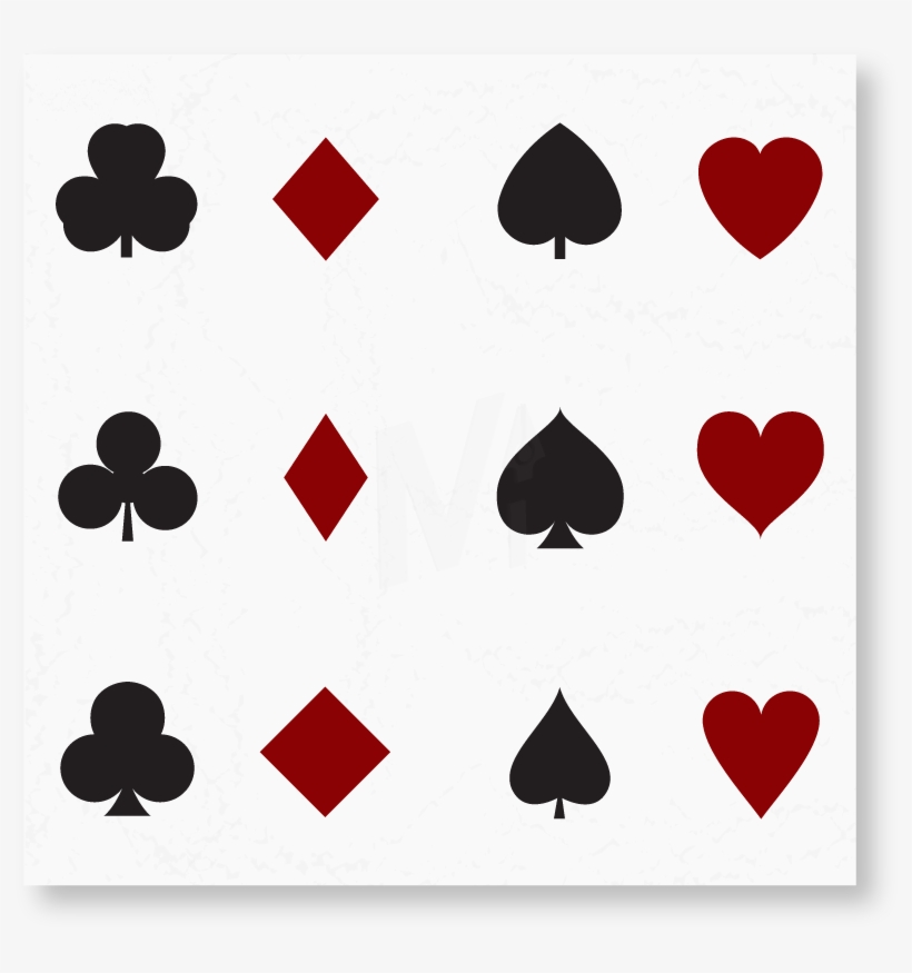 Suits Art Created For Card Game Projects, transparent png download