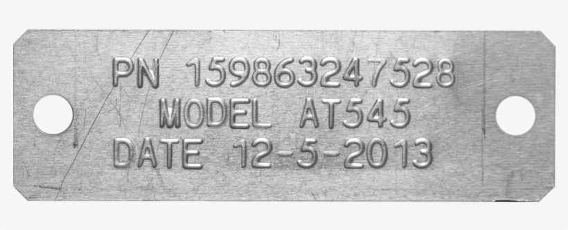 Product Documents - Metal Plate Embosser, transparent png download