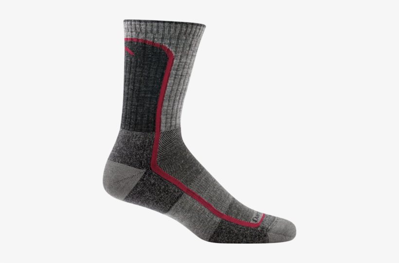 Darn Tough Micro Crew Light Hiker Smoke - Darn Tough Men's Light Hiker Micro Crew Light Cushion, transparent png download