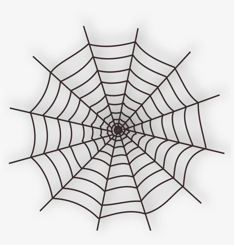 Halloween Spider Web Icon Png Royalty Free Library - Spider Web Tattoo Png, transparent png download