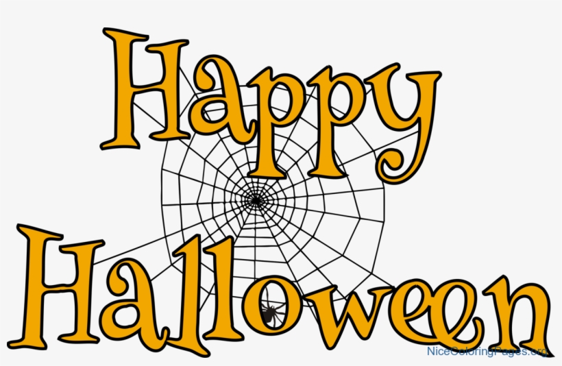 Spider Web Halloween Drawing Tarantula - Feliz Dia Das Bruxas, transparent png download
