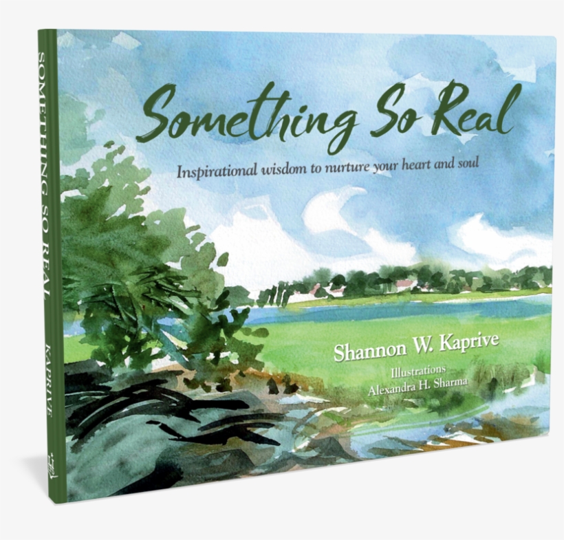 Something So Real Inspirational Book - Watercolor Painting, transparent png download