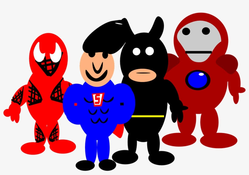 Image Black And White Batman Vs Superman Clipart At - Heroes Clipart, transparent png download