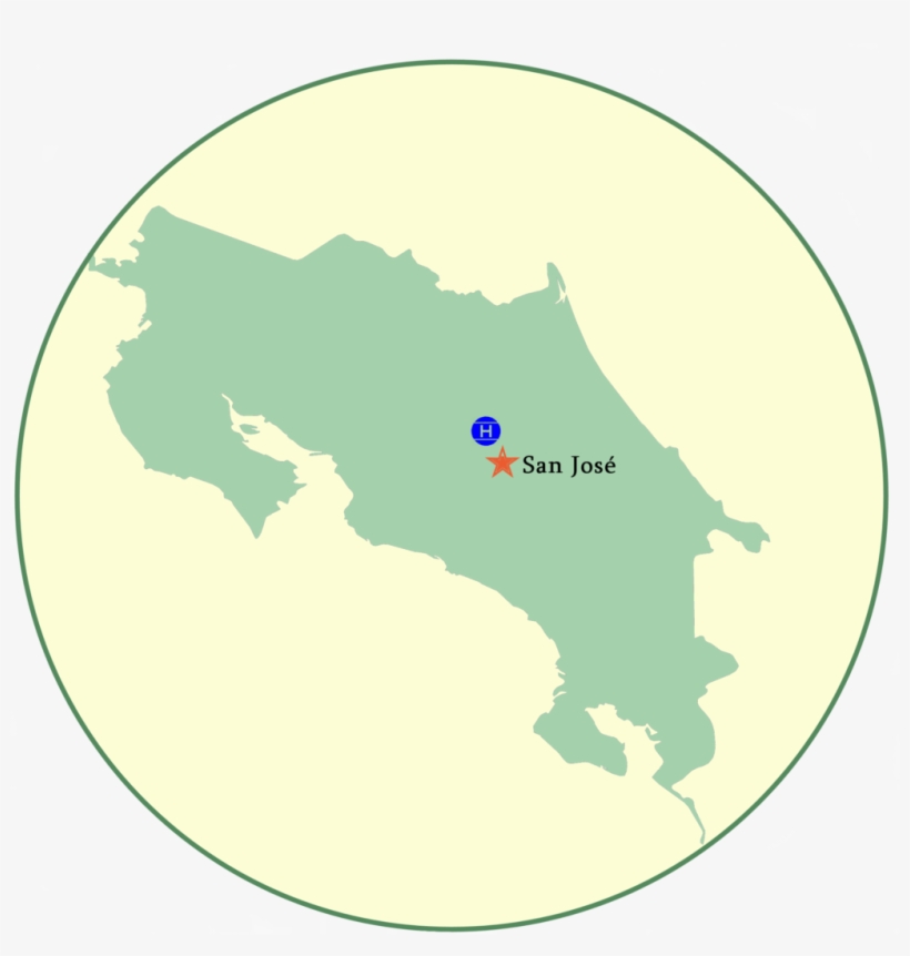Hotel Bougainvillea, Holland Hotels Costa Rica - Vector Mapa De Costa Rica, transparent png download