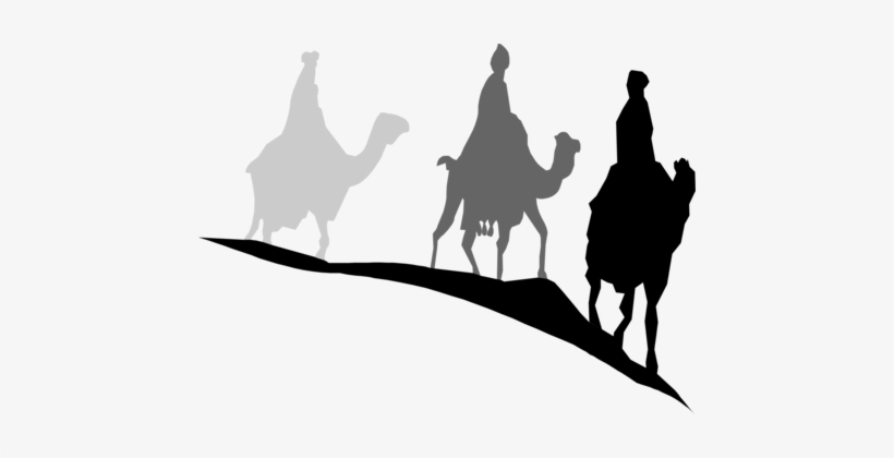 Christmas Day Biblical Magi Christmas Card Santa Claus - Wise Men Still Seek Him Stencil, transparent png download