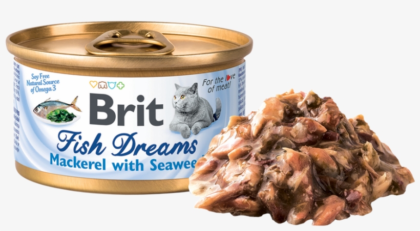 Brit Fish Dreams Mackerel & Seaweed - Brit Care, transparent png download