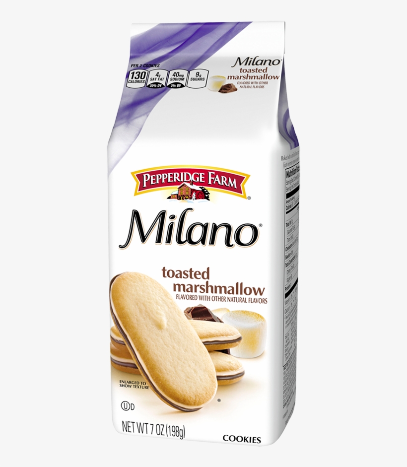 Milano® Toasted Marshmallow Flavored With Other Natural - Milano Cookies Double Milk Chocolate, transparent png download
