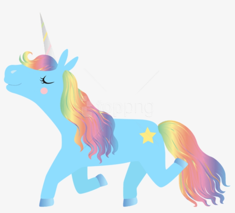 Free Png Download Rainbow Pony Transparent Clipart - Cartoon, transparent png download