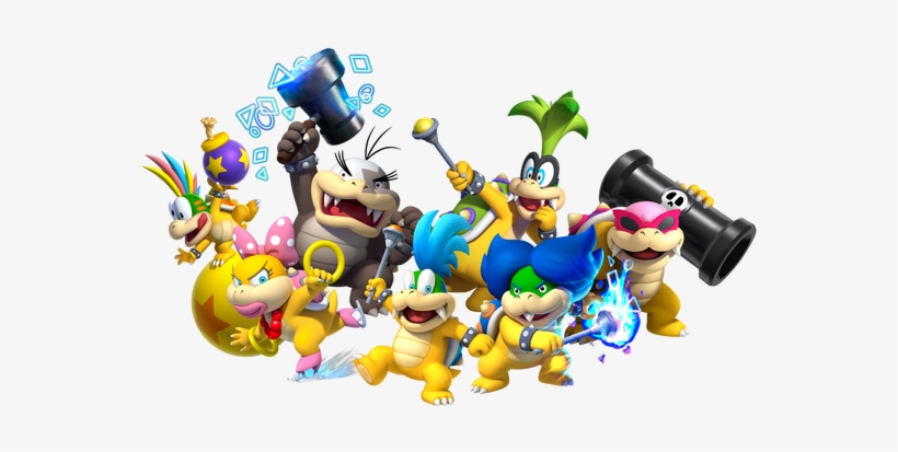New Super Mario Bros U Deluxe Holds Steady At - Super Mario Koopalings, transparent png download