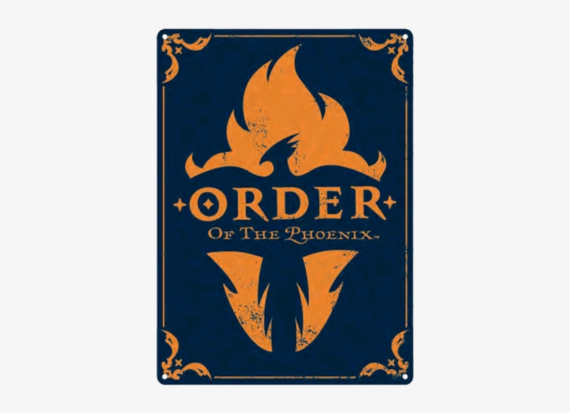 Order Of The Phoenix Tin Sign - Order Of The Phoenix Transparent, transparent png download