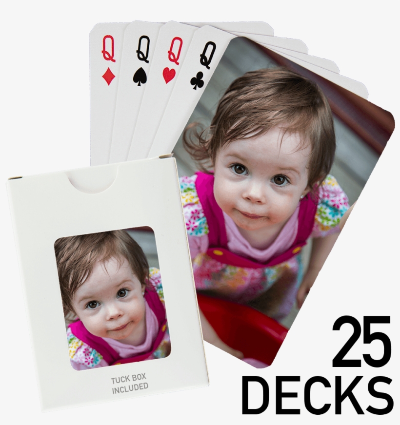 Poker Size Custom Printed Playing Cards - Collage, transparent png download