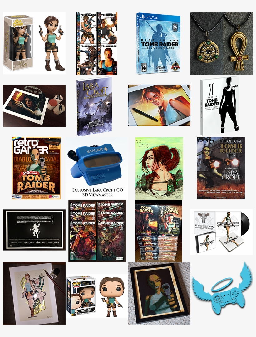 Tomb Raider Extra Life Prize Raffle - Collage, transparent png download