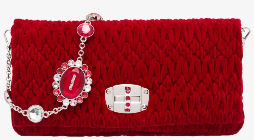 Velvet Bag With Embellishments - Wristlet, transparent png download