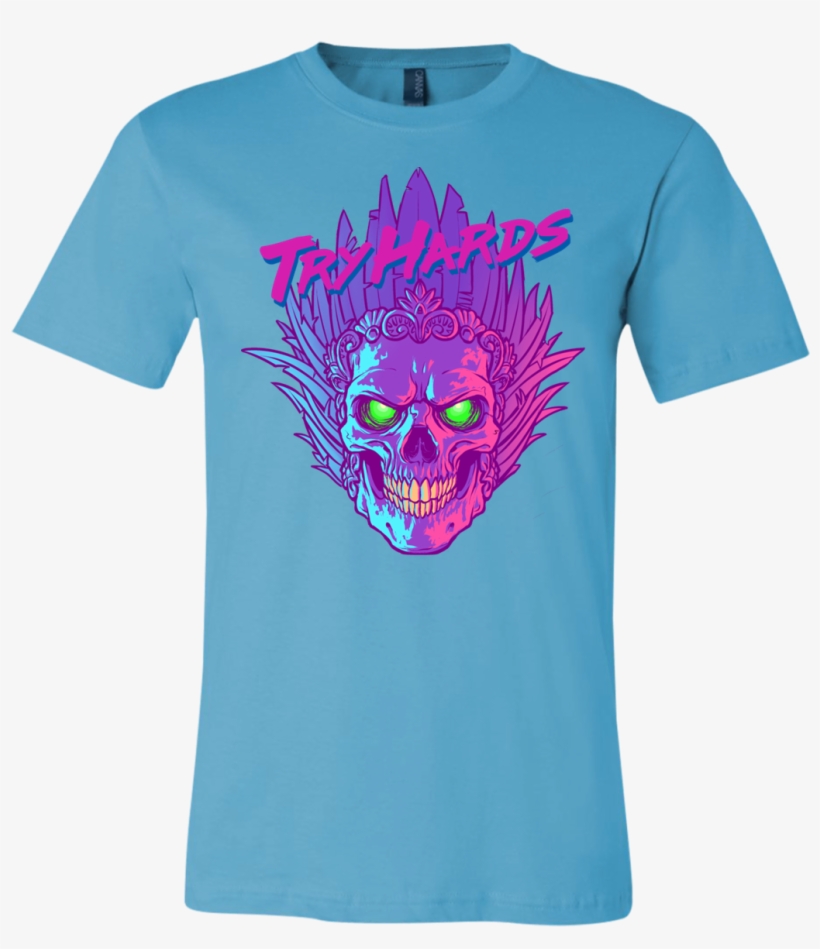 Try Hards - Turquoise - - T-shirt, transparent png download