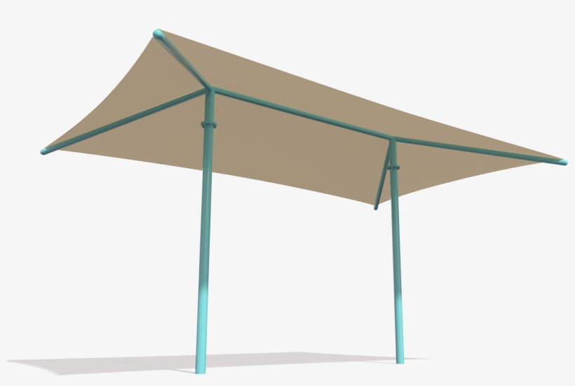 Skyways® Two-post Hip Shade - Canopy, transparent png download