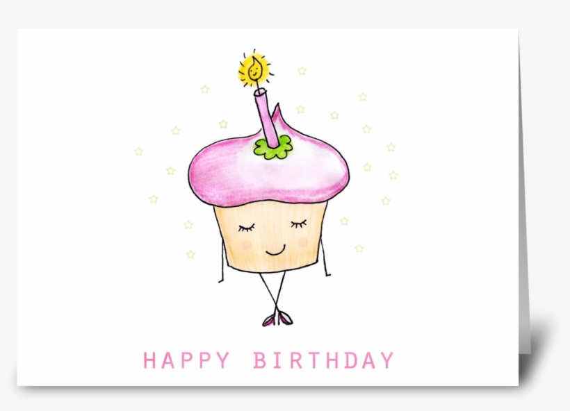 Cute Birthday Cupcake, transparent png download