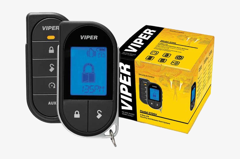Viper Lcd 2 Way 1 Mile Remote Start System Alarm - Viper 5706v, transparent png download