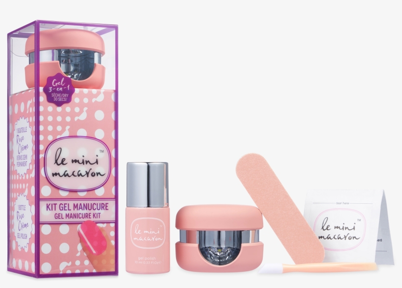Gel Manicure Kit - Rose Creme Le Mini Macaron Gel Manicure Kit, transparent png download
