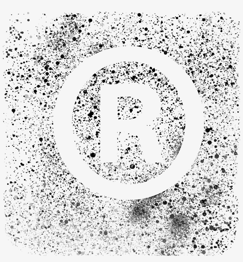 ® Grunge Monochrome / Original • Modern Minimalist - Circle, transparent png download
