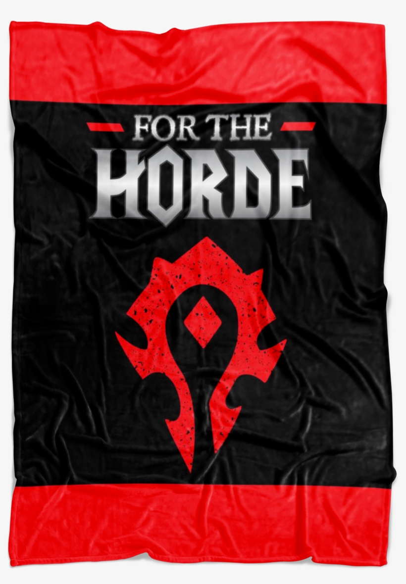 World Of Warcraft "for The Horde" Fleece Blanket - Horde, transparent png download