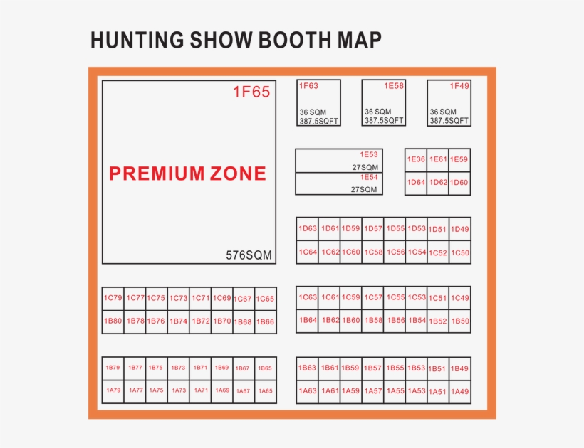 Hunting Show Booth Map Edited-1 - Pin Out Hmi Delta, transparent png download