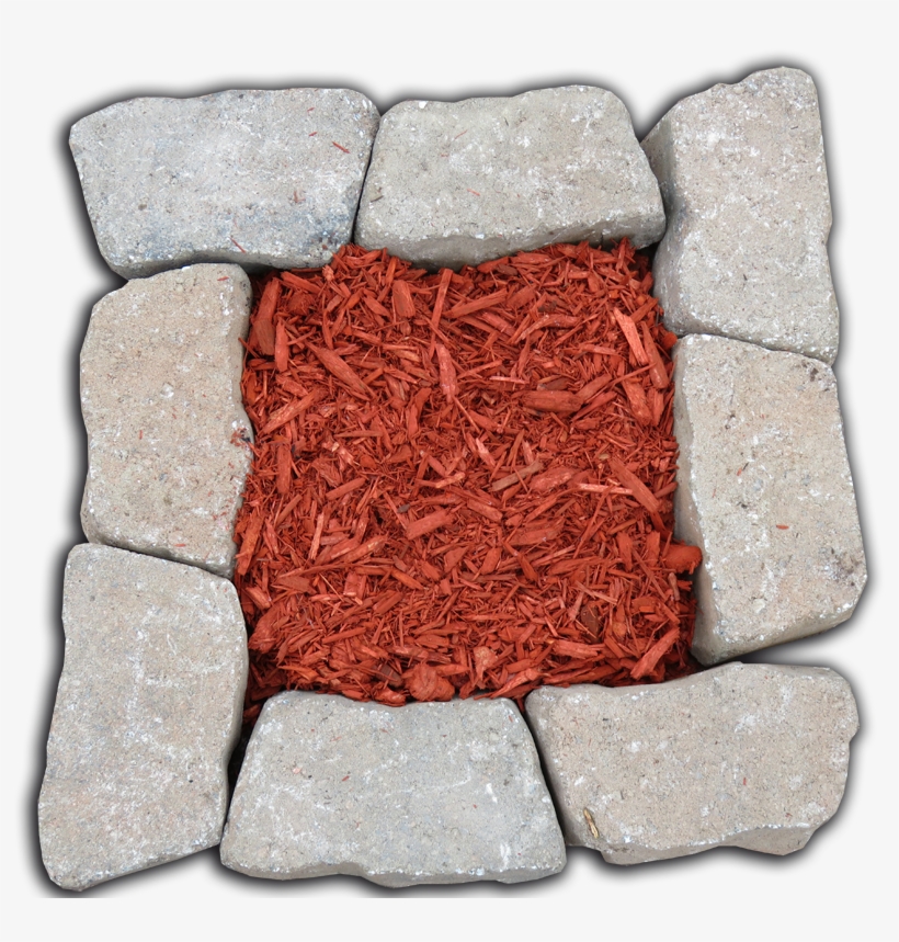 Red Dyed Mulch $15 - Igneous Rock, transparent png download