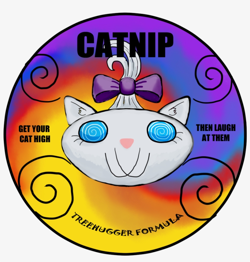 Quakehoof, Cat, Catnip, Crossover, Label, Opalescence, - Circle, transparent png download