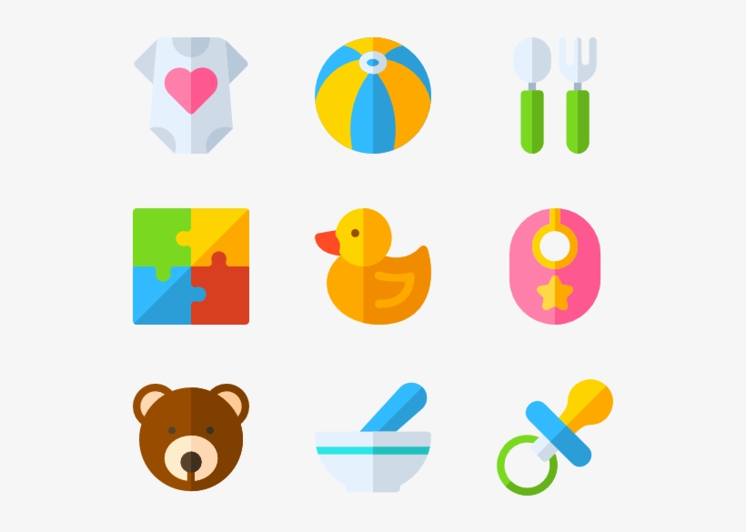 Clipart Baby Icon - Childhood Icons, transparent png download