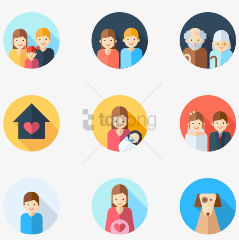 Free Png Download Family Icon Png Images Background Family Flat Icon Png Transparent Png 850x812 Free Download On Nicepng
