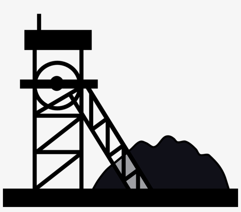 Pithead Mine Coal - Coal Mine Clip Art, transparent png download
