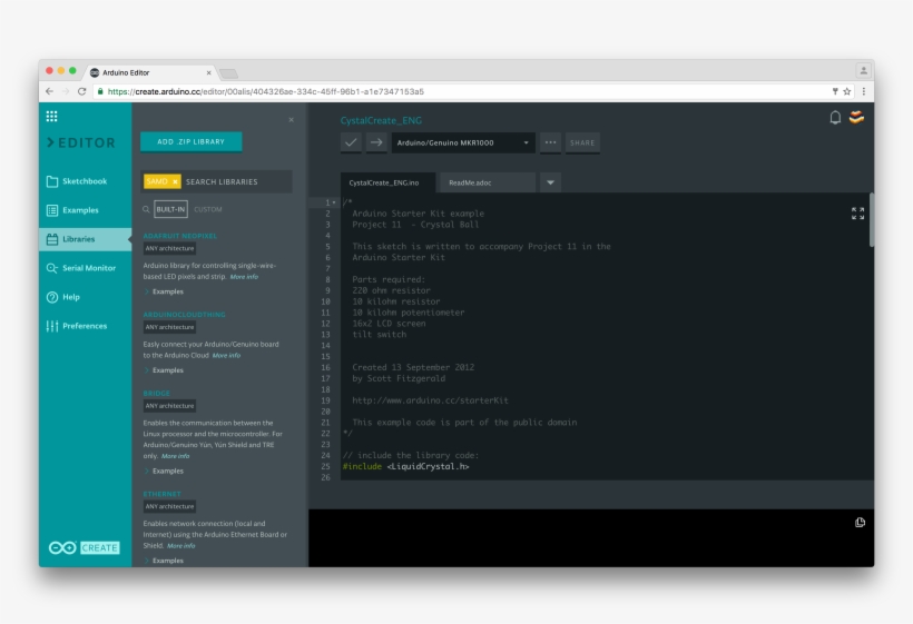 Ide Planetarduino Arduinowebeditordark Arduinowebeditorshare - Arduino Code Editor, transparent png download